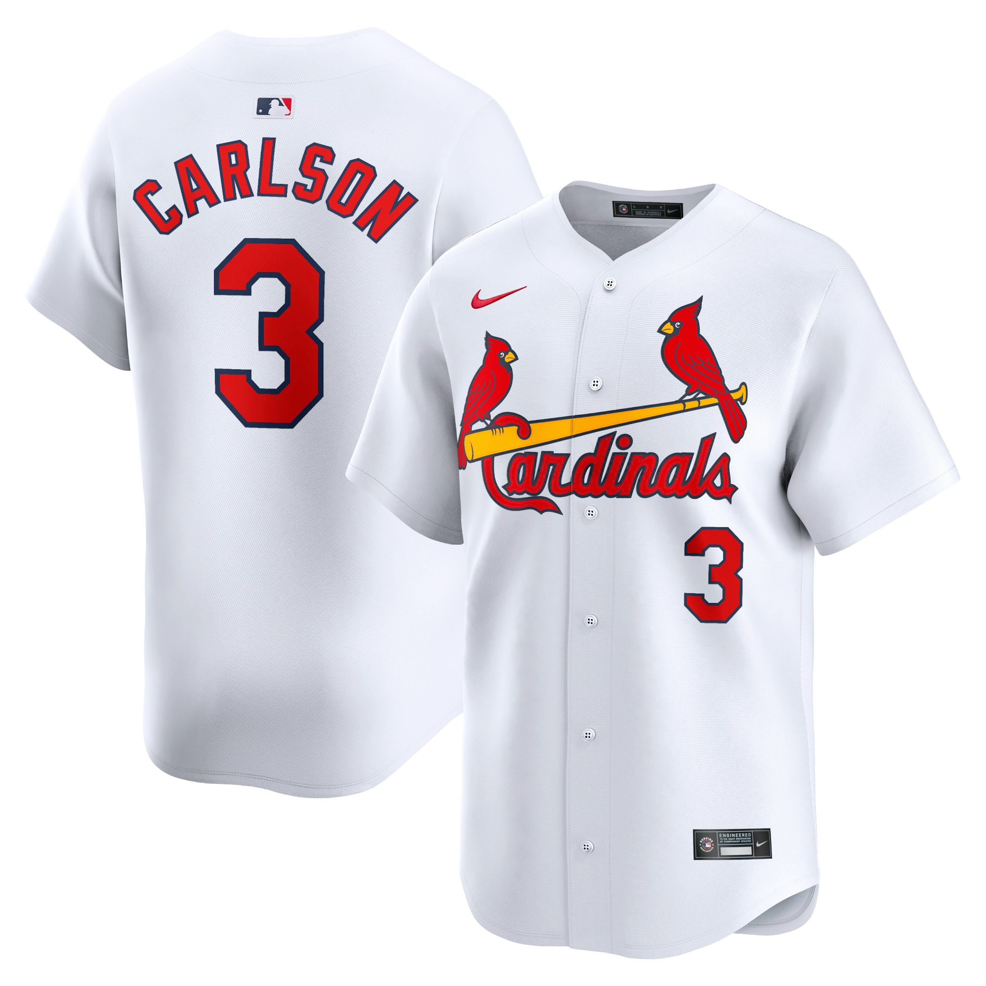 Dylan Carlson St. Louis Cardinals Home Limited Player Jersey – White