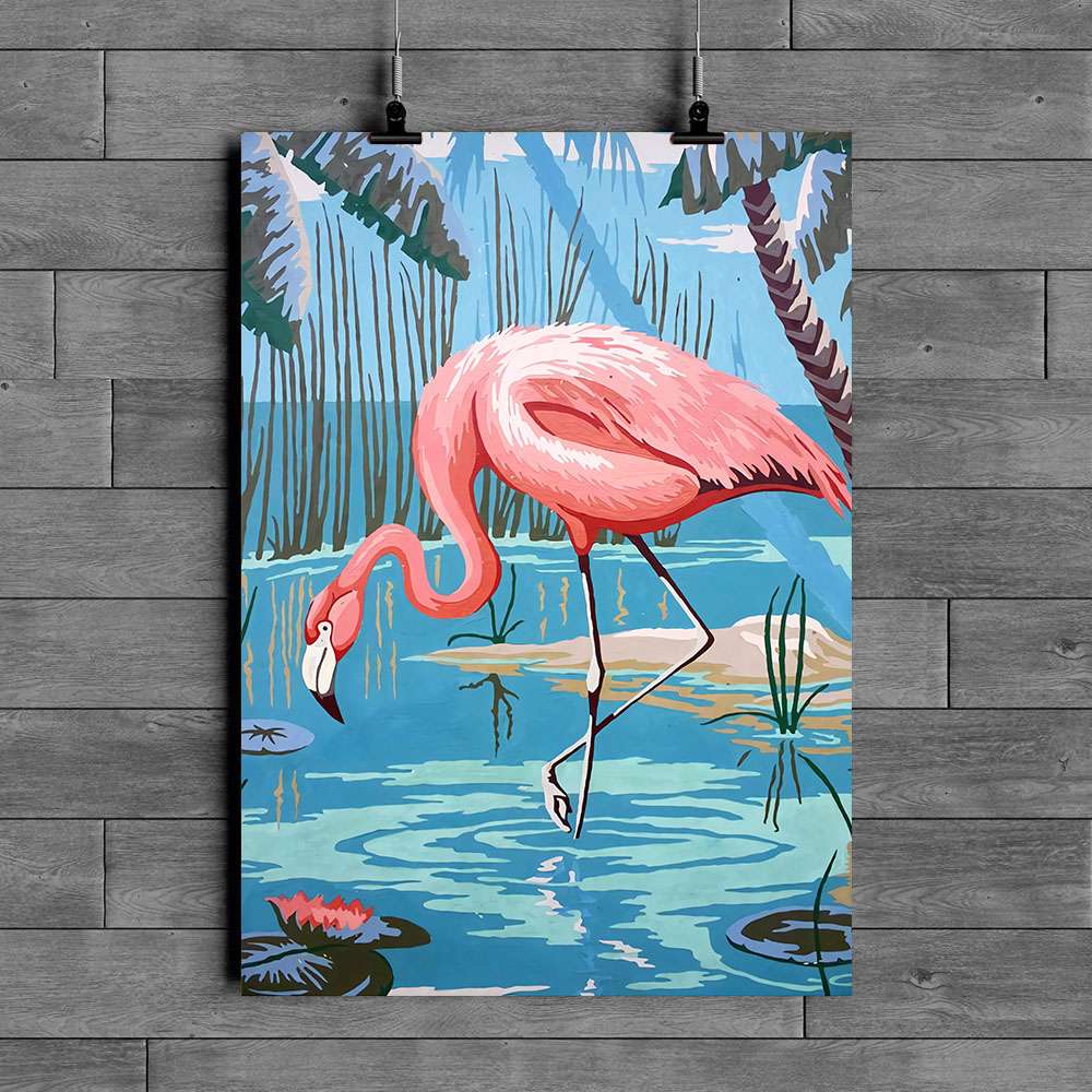 Flamingo Poster Tg120130Pt - Poster Art Design