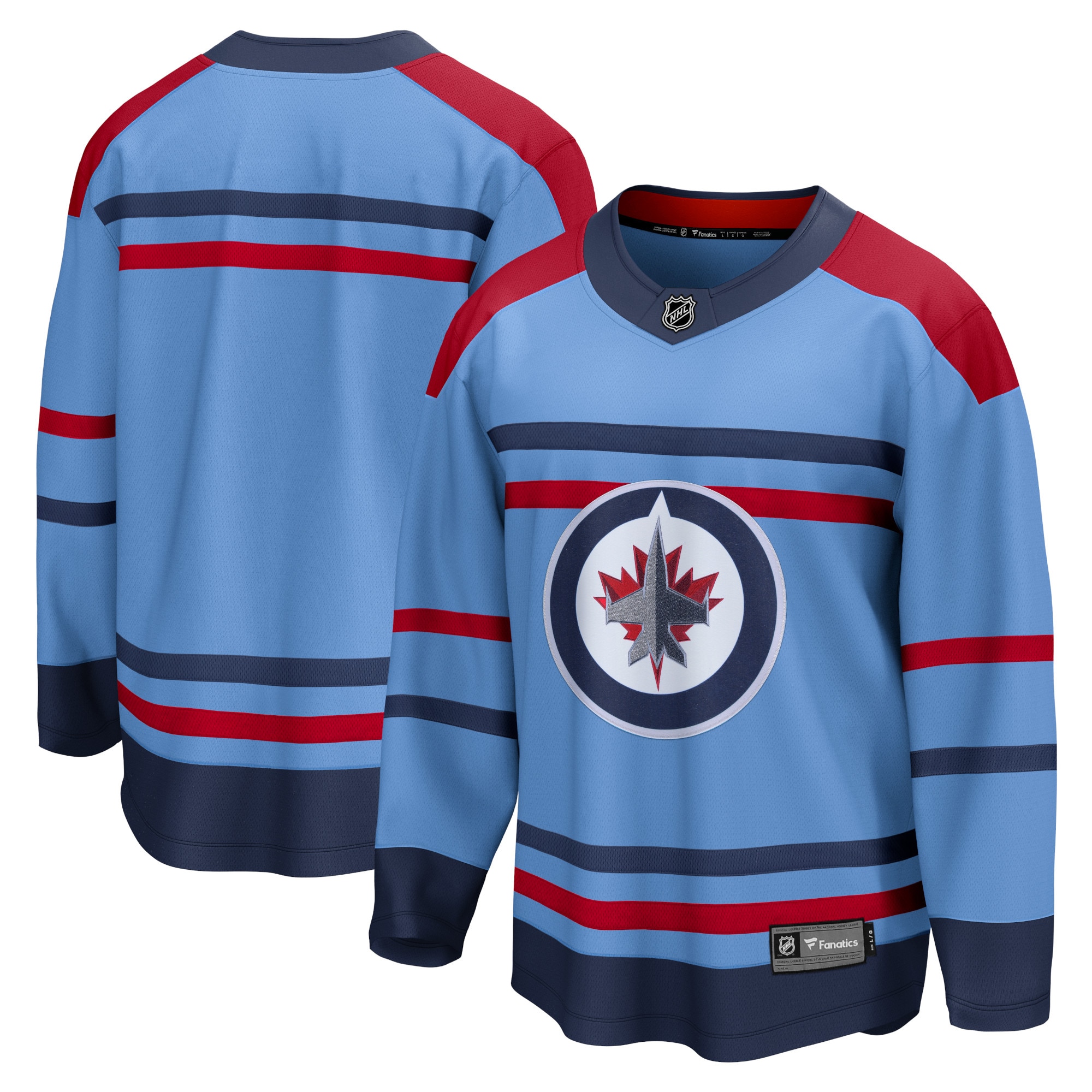 Winnipeg Jets Branded Anniversary Premier Breakaway Jersey – Light Blue