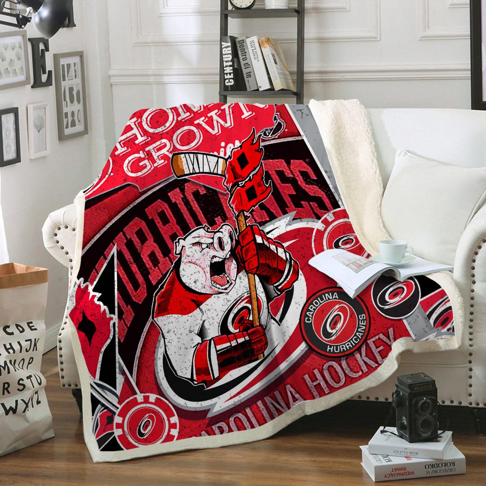 Carolina Hurricanes 3D Full Printing Blanket V3