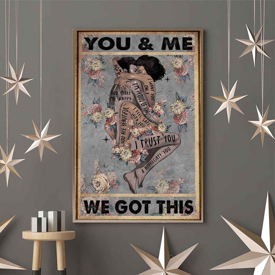 We Got This Valentine – African American Poster