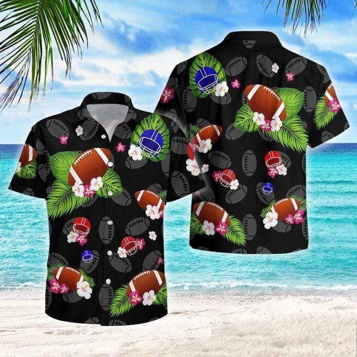 Felacia Colorful Football Summer Vibe Tropical Hawaii Aloha Ha38424