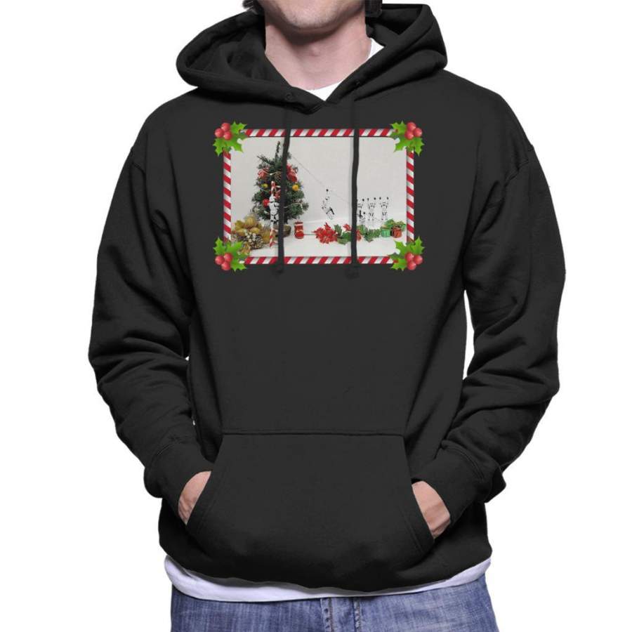 Original Stormtrooper Christmas Tree Candy Cane Slide Men’s Hooded Sweatshirt