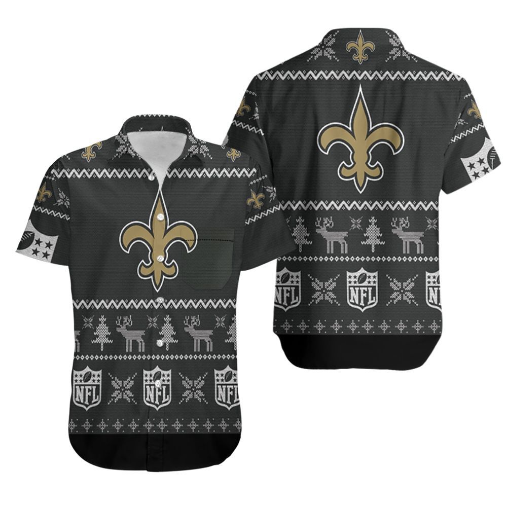 New Orleans Saints Ugly Christmas Printed Sweatshirt Hawaii Shirt Ha1932