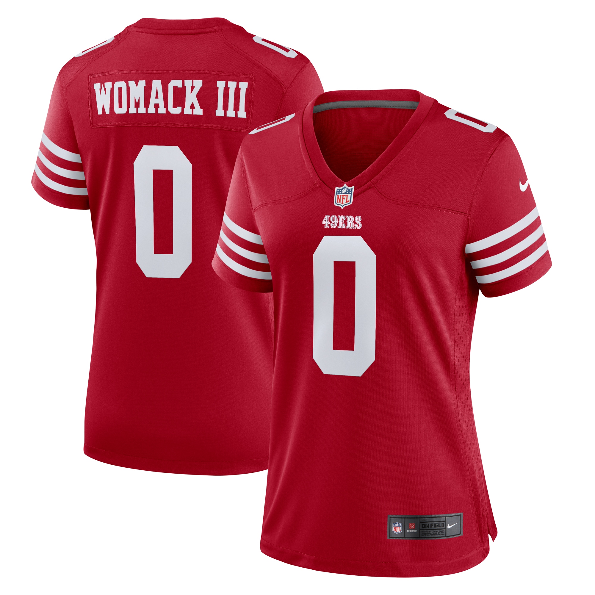 Women’s San Francisco 49ers Samuel Womack III  Scarlet  Game Jersey