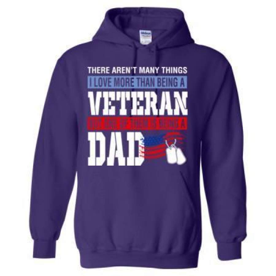 AGR Veteran Dad Many Things Love Being A Veteran – Heavy Blend™ Hooded Sweatshirt