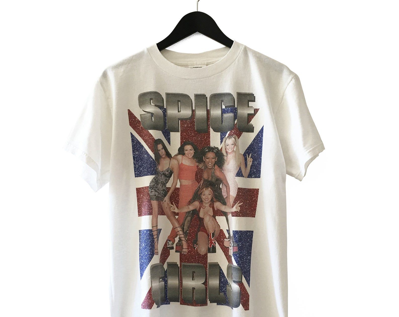 Vintage 1998 Spice Girls Work Tour T Shirt Sporty Spice Scary Spice Ginger Spice Baby Spice Posh Spice