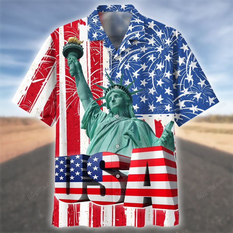 3D Hawaiian Shirt, Hoodie, Zip Hoodie, Hoodie Dress, Sweatshirt Independence Day Usa All Over Print