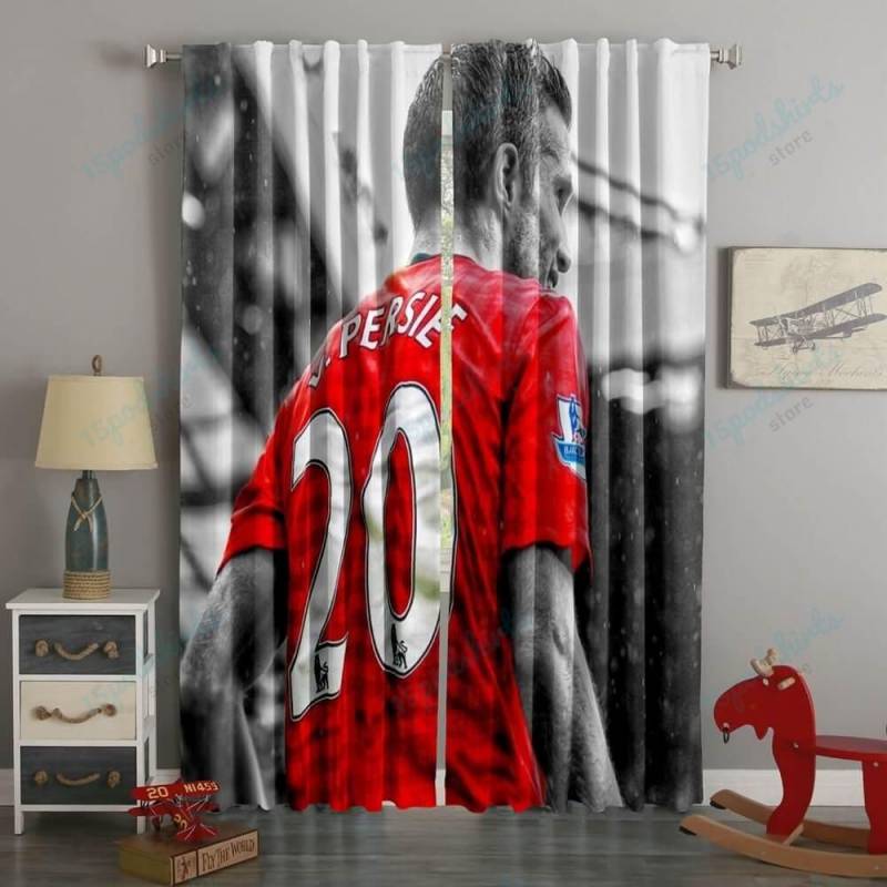 3D Printed Robin Van Persie Style Custom Living Room Curtains