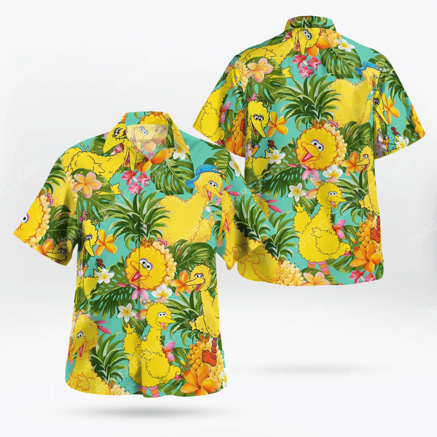 The Muppet Show Big Bird Hawaii Shirt Maria Ha47784