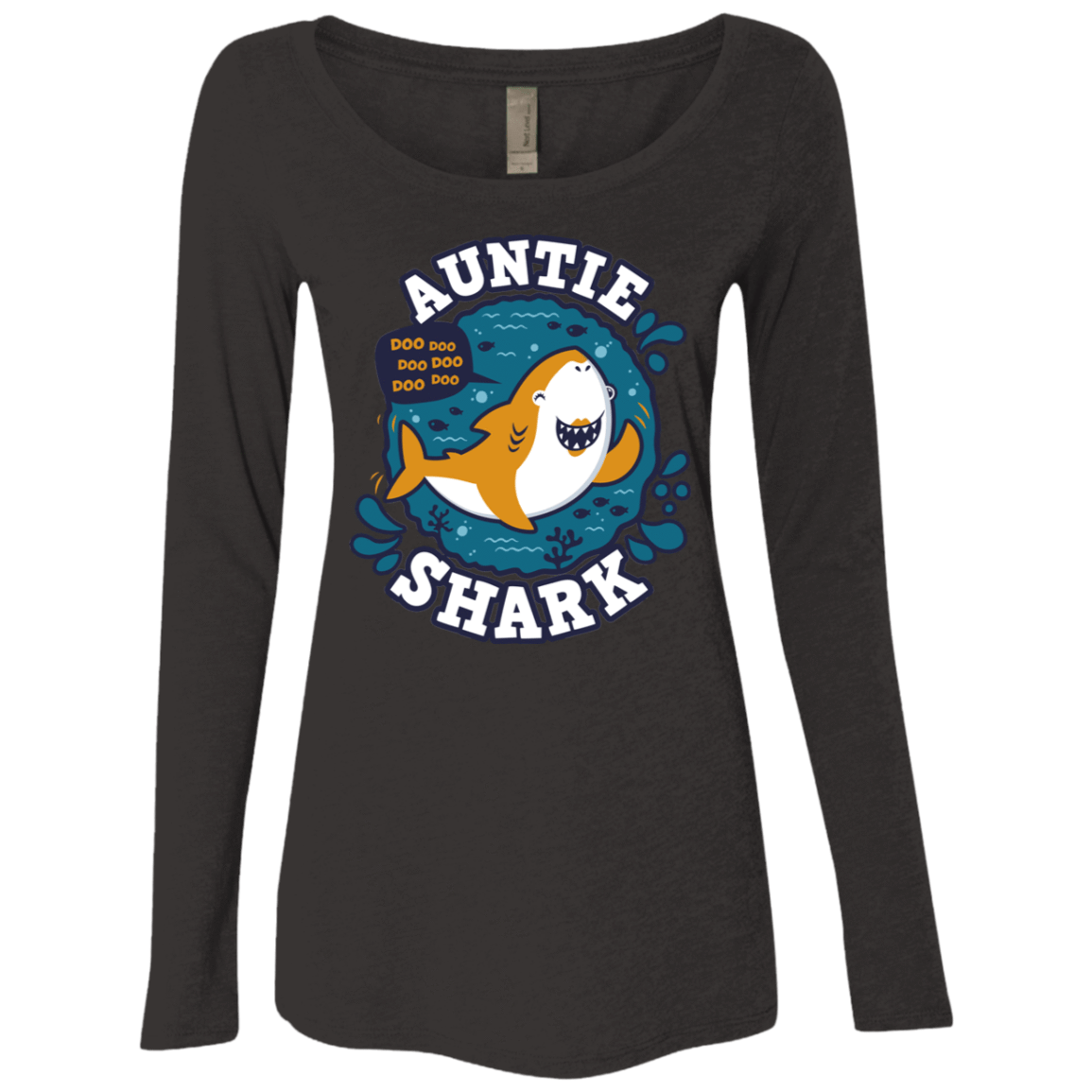 Shark Family Trazo – Auntie Women’S Triblend Long Sleeve Shirt