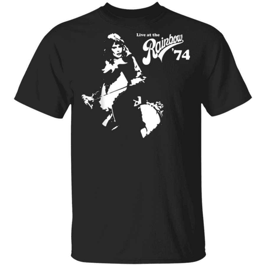 Queen Official Live At The Rainbow 74 Freddie TShirt