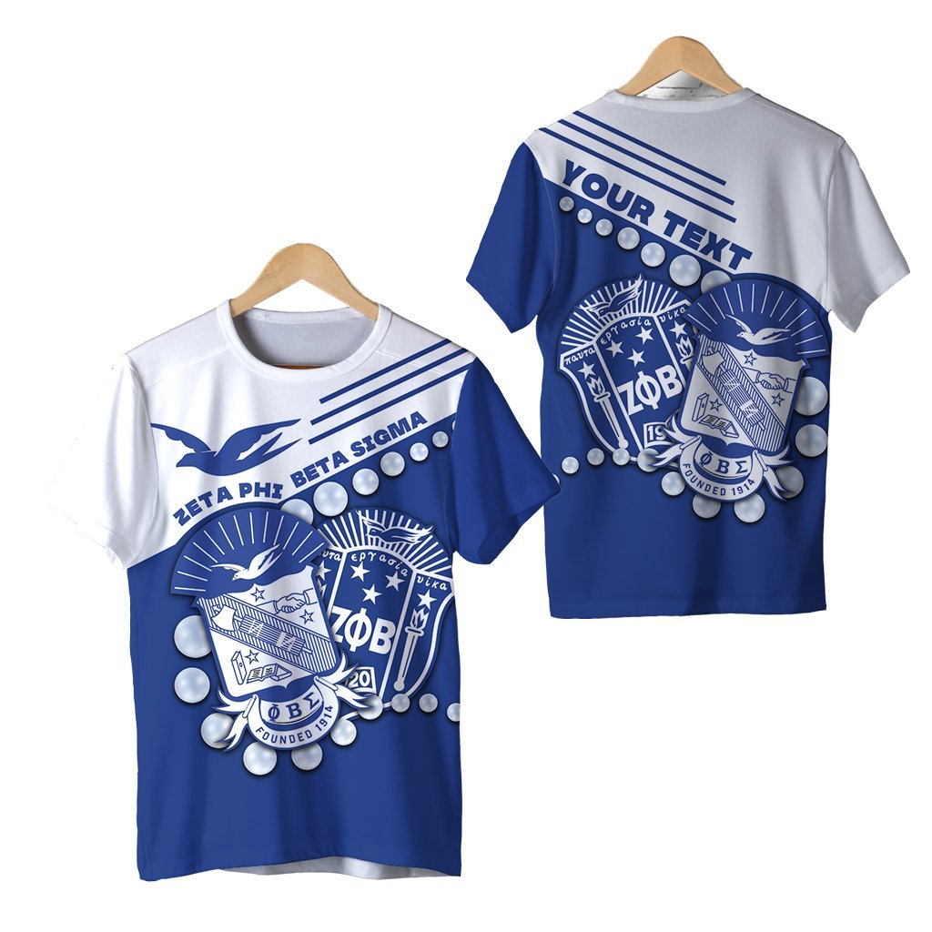 (Custom Personalised) Greek Life T-Shirt – Zeta Phi Beta Sigma  Special Style Lt16