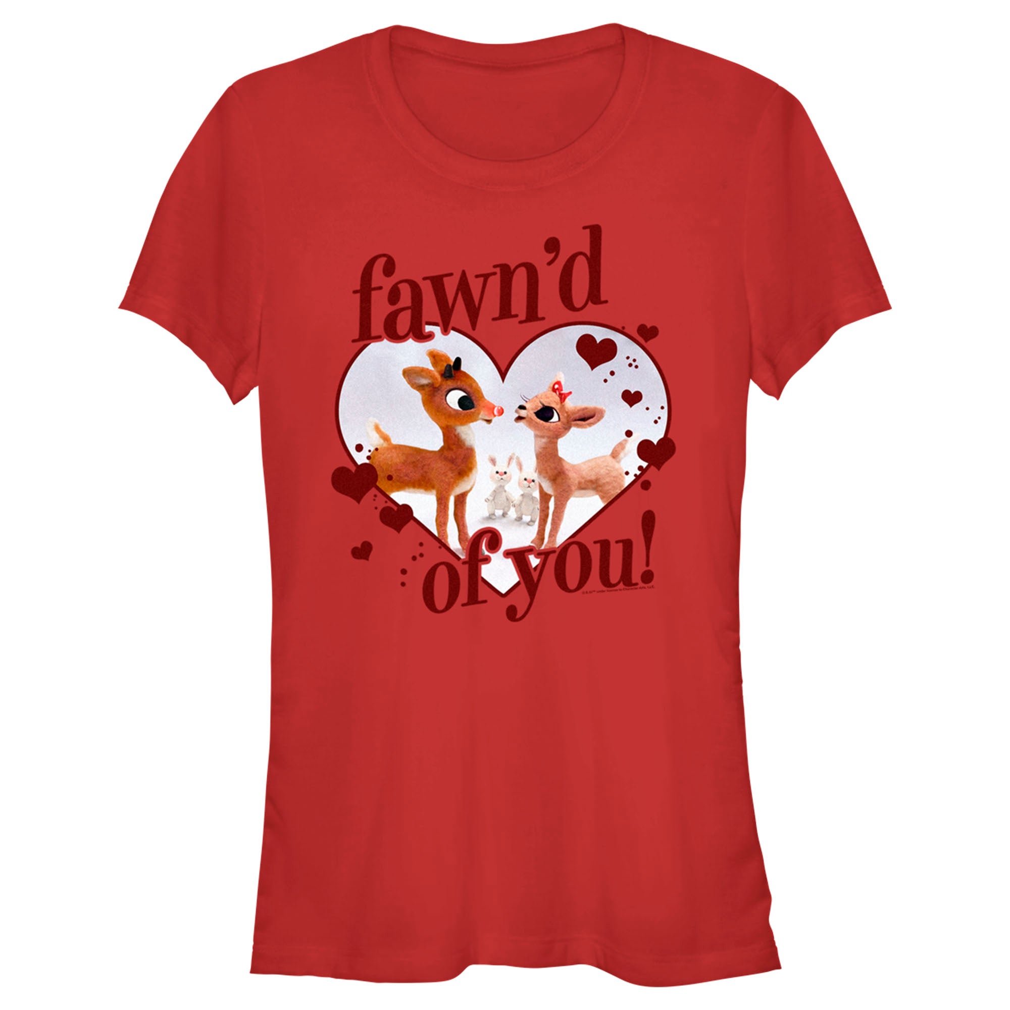 Rudolph The Red-Nosed Reindeer Junior’S Fawn’D Of You  T-Shirt