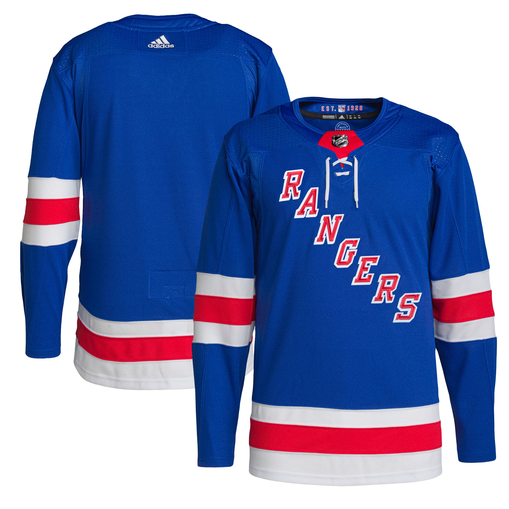 New York Rangers Home Primegreen Authentic Jersey – Royal