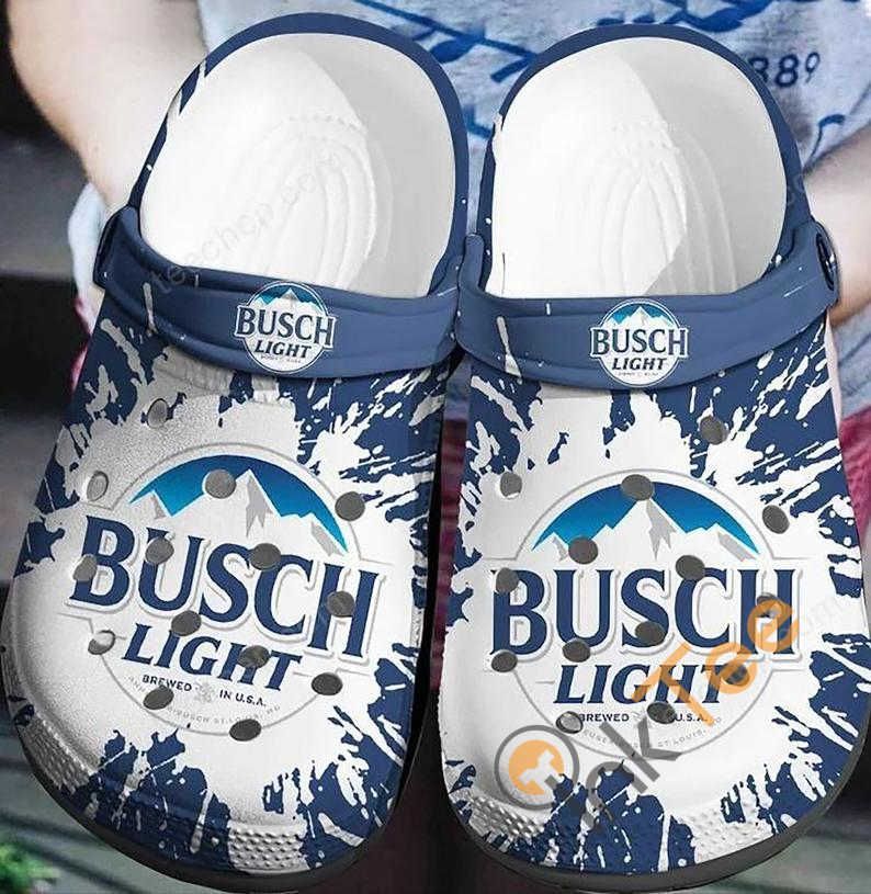 Busch Light Beer Crocs Clog Shoes