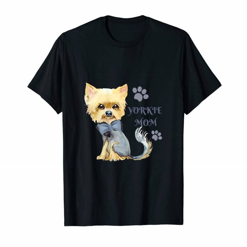 Womens Yorkshire Gifts Yorkie Mom Cute Yorkie Puppy T-shirt