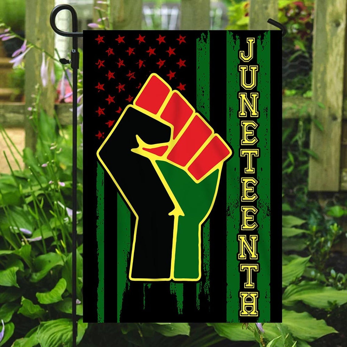 Juneteenth African Flag, Black Lives Matter Flag, Black Freedom Flag, Juneteenth Flag, African American Civil Rights Lawn Yard Decor Pg023