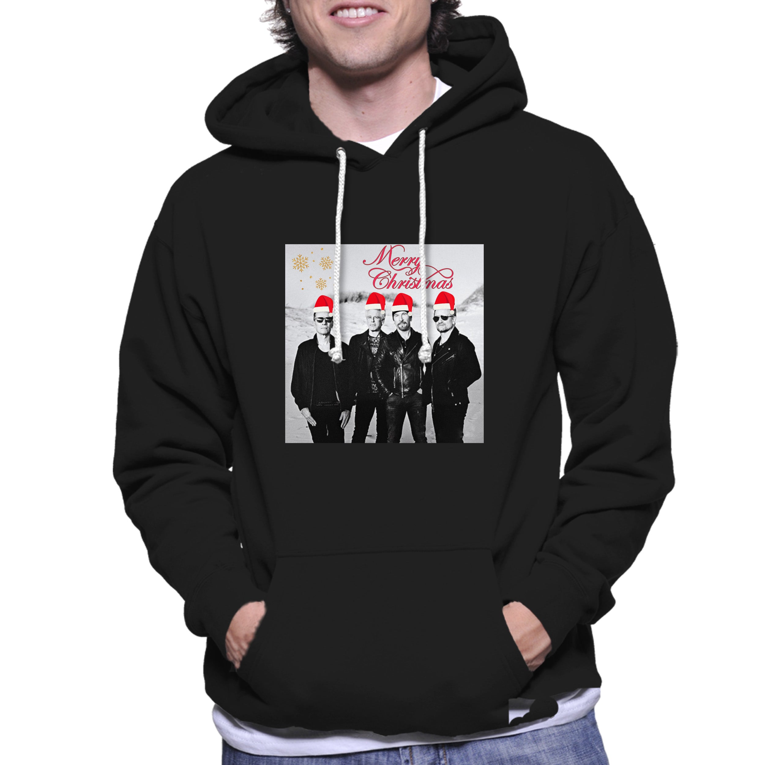 U2 Merry Christmas Unisex Hoodie