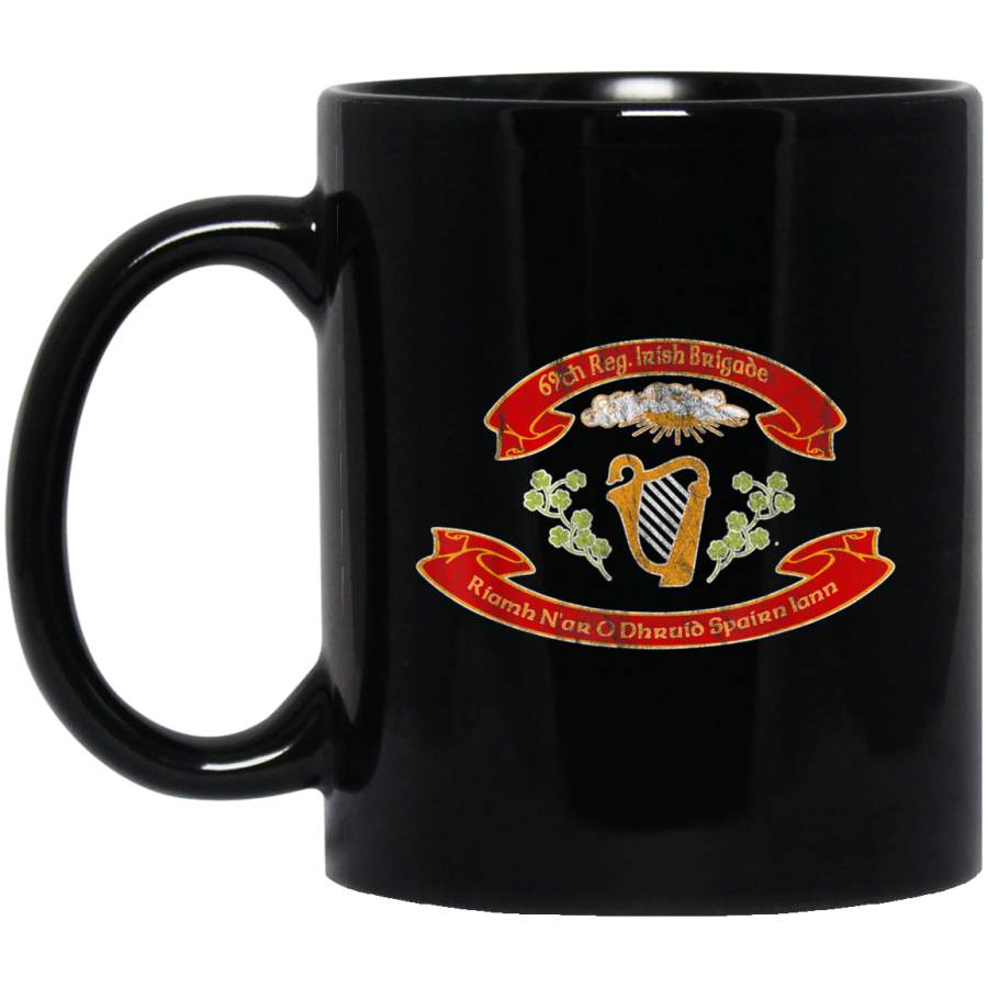 Vintage Civil War Irish Brigade Flag Mug