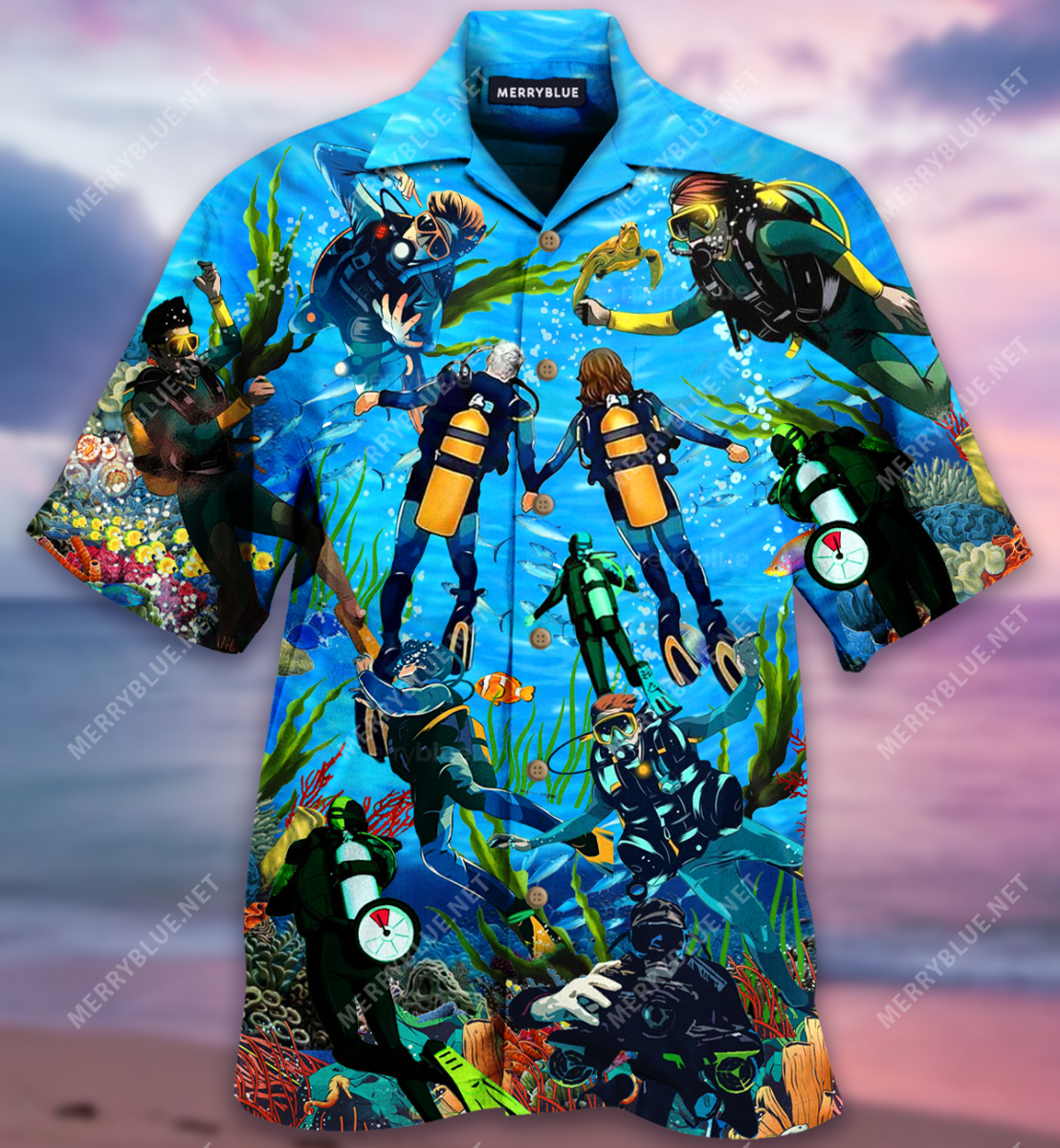 If Found On Land Please Throw Back Into The Ocean Scuba Diving Unisex Hawaii Shirt Ha62122