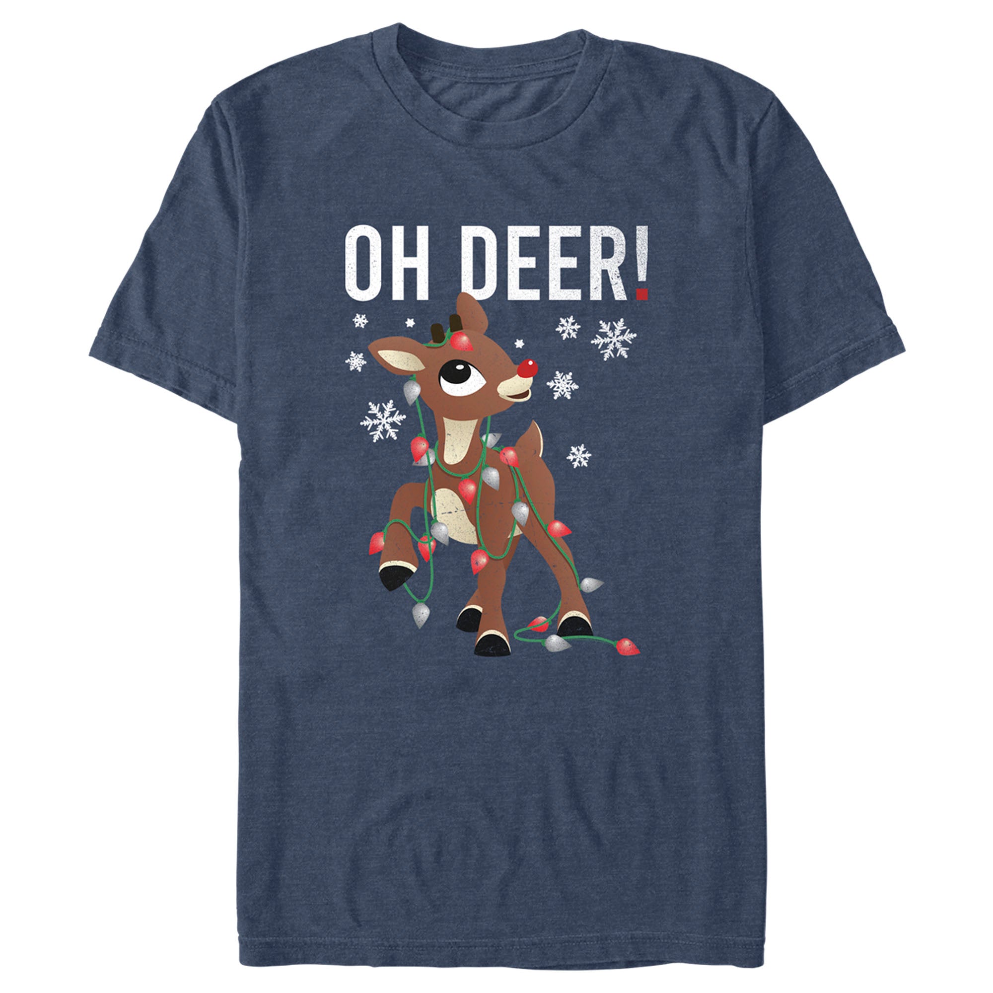 Rudolph The Red-Nosed Reindeer Men’S Oh Deer!  T-Shirt