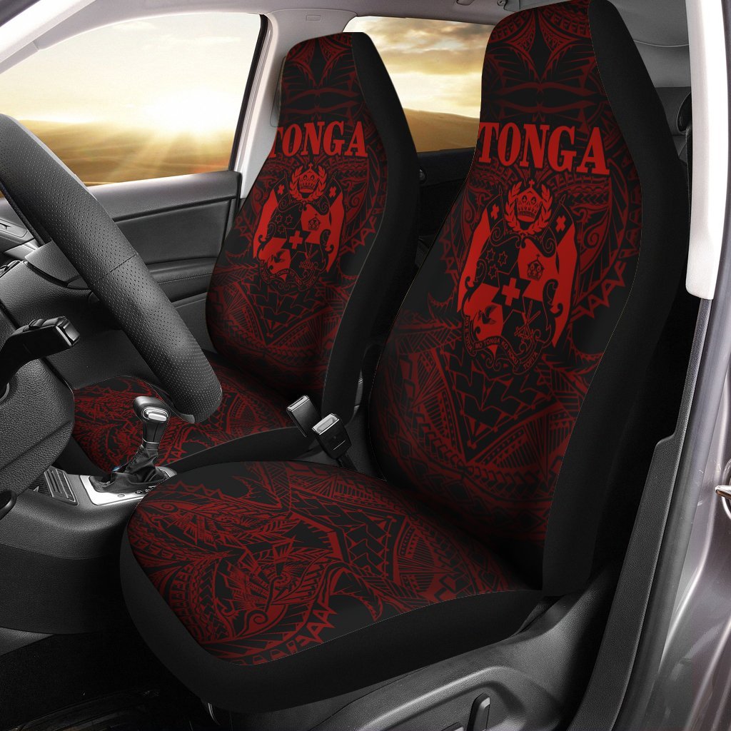 Tonga Polynesian Custom Personalised Car Seat Cover