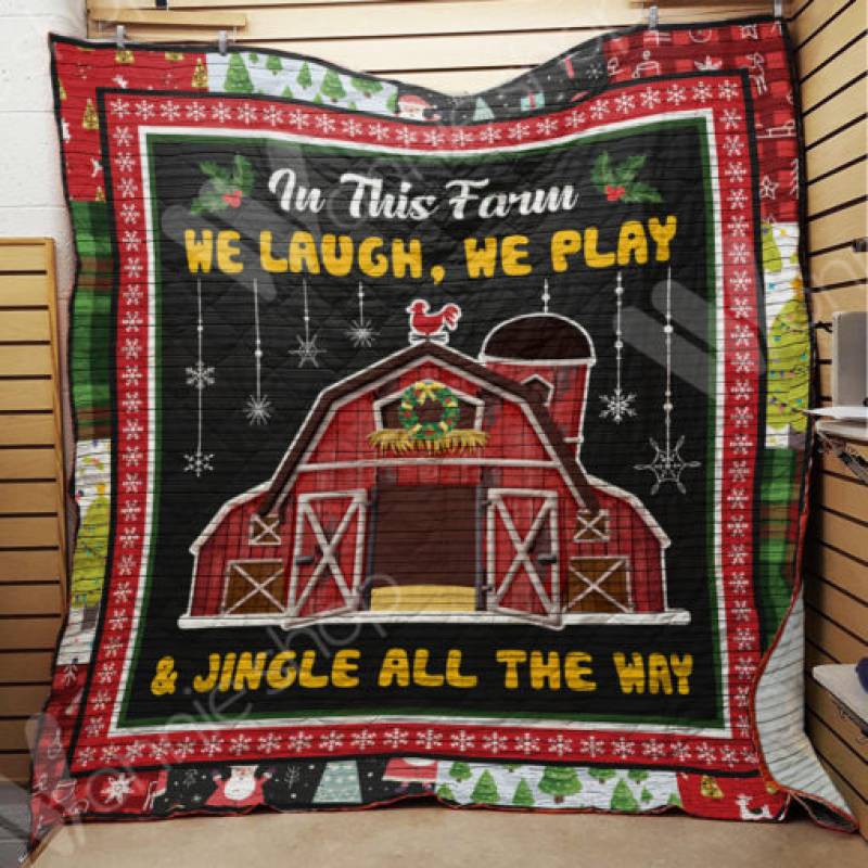 Farm Christmas Blanket AU2901 85O47