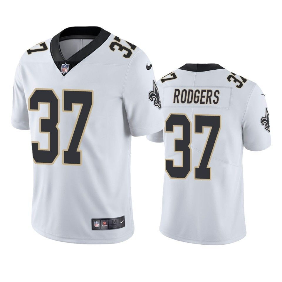 New Orleans Saints Jacquizz Rodgers White Vapor Limited 3D Jersey