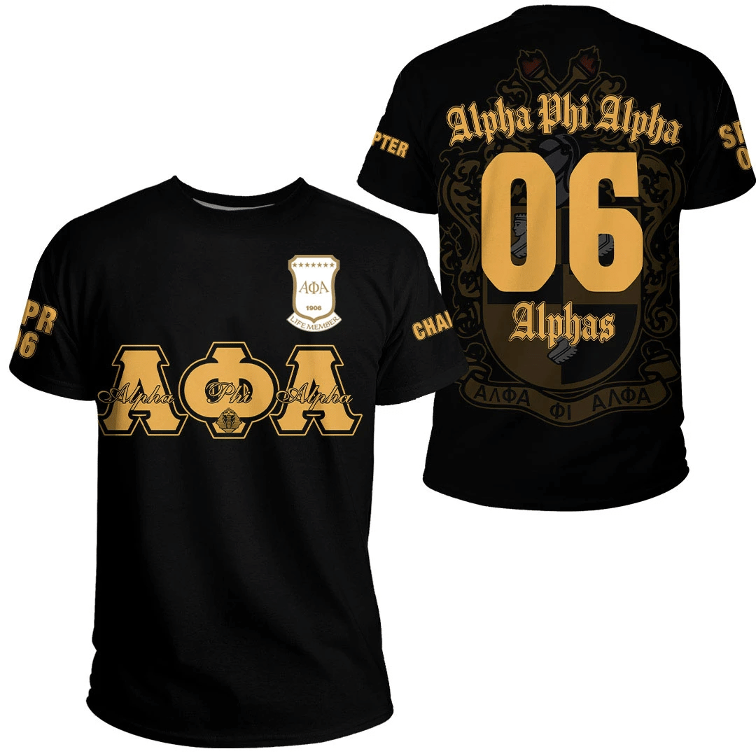 Africa Zone Tee – Alpha Phi Alpha – Life Member T-Shirt A7