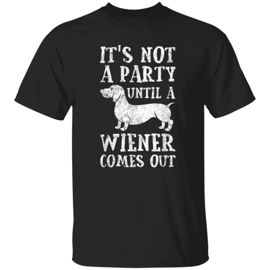 Dachshund Weiner Dog Party TShirt Vintage TShirt