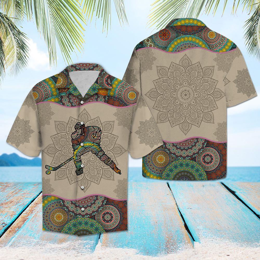 Hockey Mandala Hawaii Shirt For Hawaii Aloha Ha74487