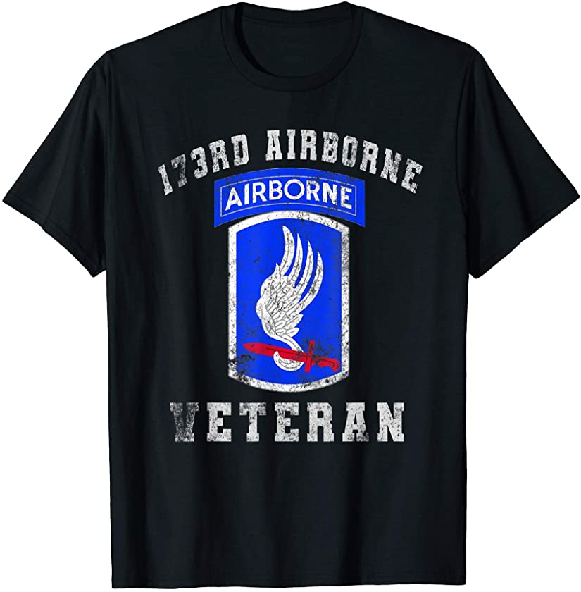 173rd Airborne Veteran Vintage T-Shirt Mens T-Shirt