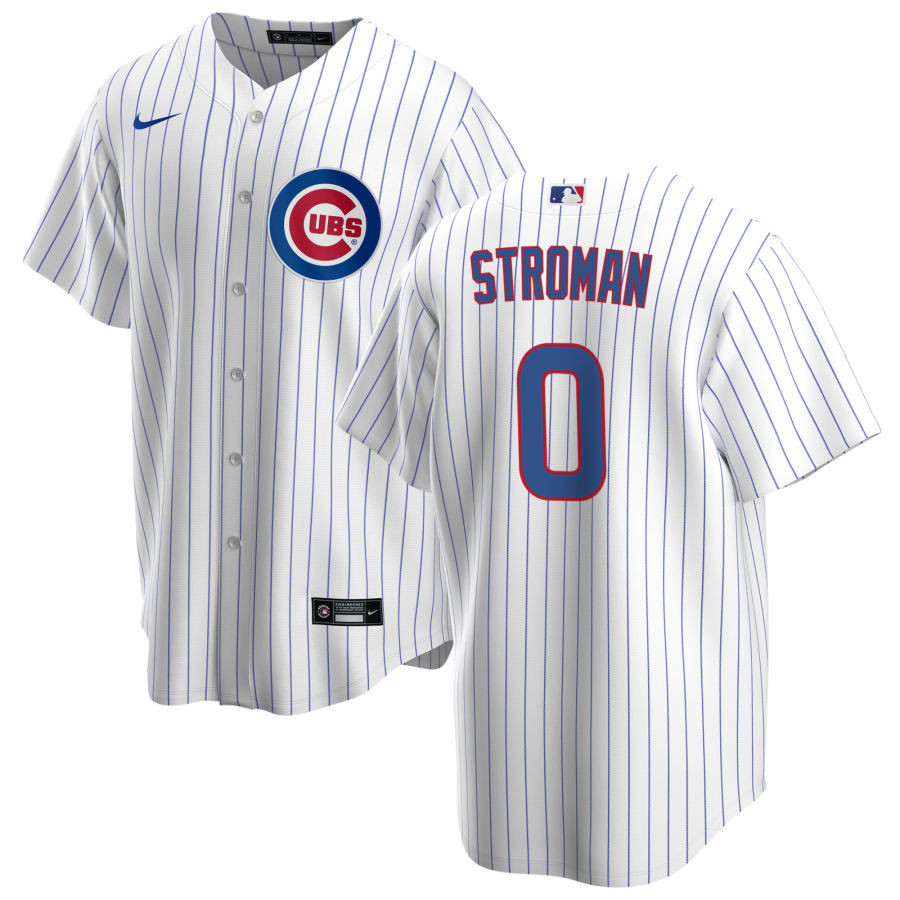 Chicago Cubs Marcus Stroman 0 MLB White Home Team Jersey Gift For Cubs Fans