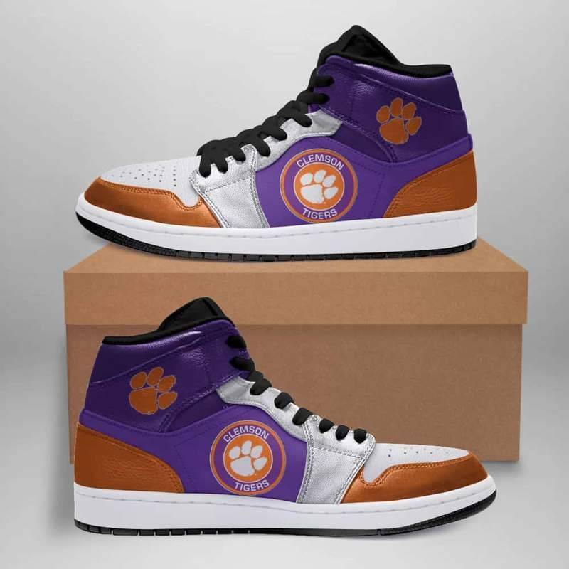 Clemson Tigers American Football 04 Air Jordan Shoes Sport Custom Sneakers