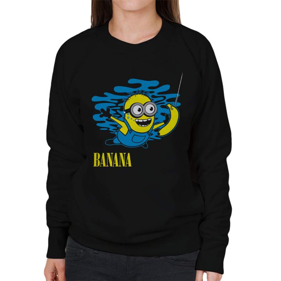 Minion Banana Nirvana Despicable Me Women’s Sweatshirt