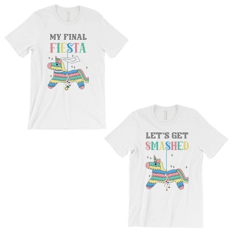 Final Fiesta Smashed Pinata Matching Couple Gift Shirts Adorable