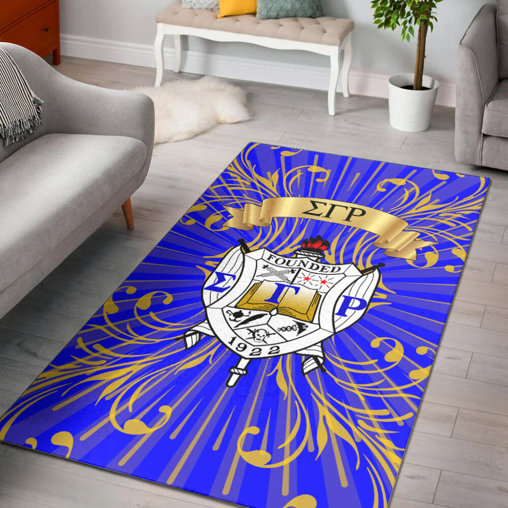 Sigma Gamma Rho Area Rug – Sorority Vintage Style Area Rug