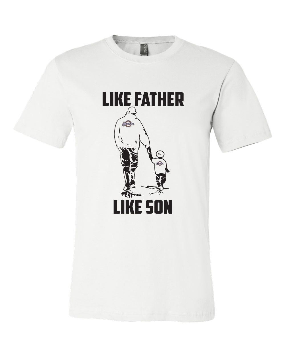 Milwaukee Brewers Like Father Like Son T Shirt Adult And Youth!