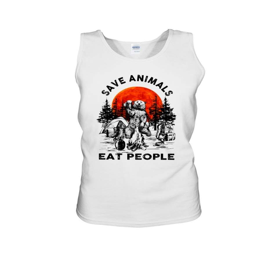 Save Animals Eat People Unisex Tank Top