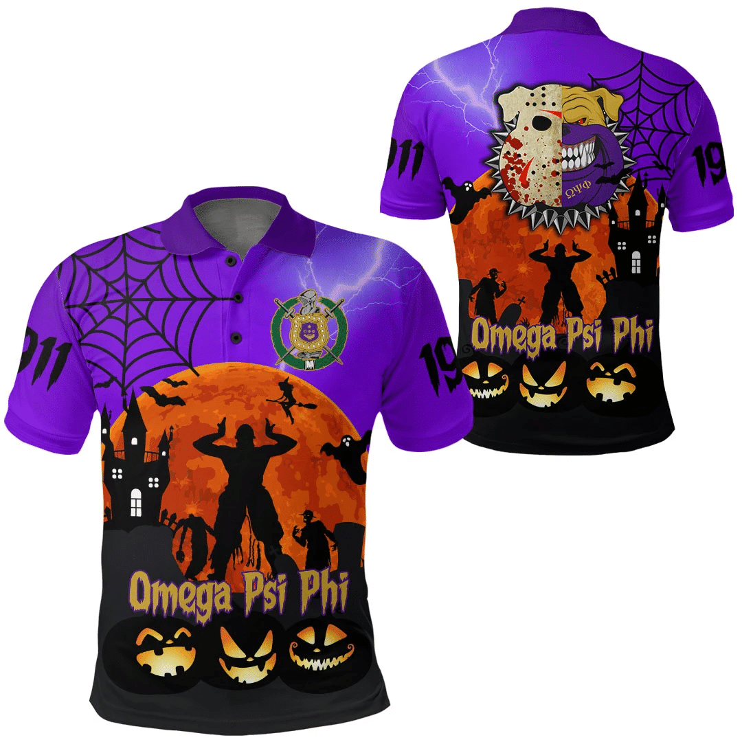 Fraternity Polo – Omega Psi Phi Halloween Polo Shirts – KreamShirt