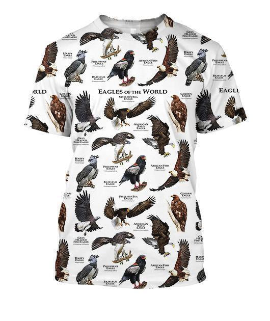 All Over Printed Eagles Of The World Shirts