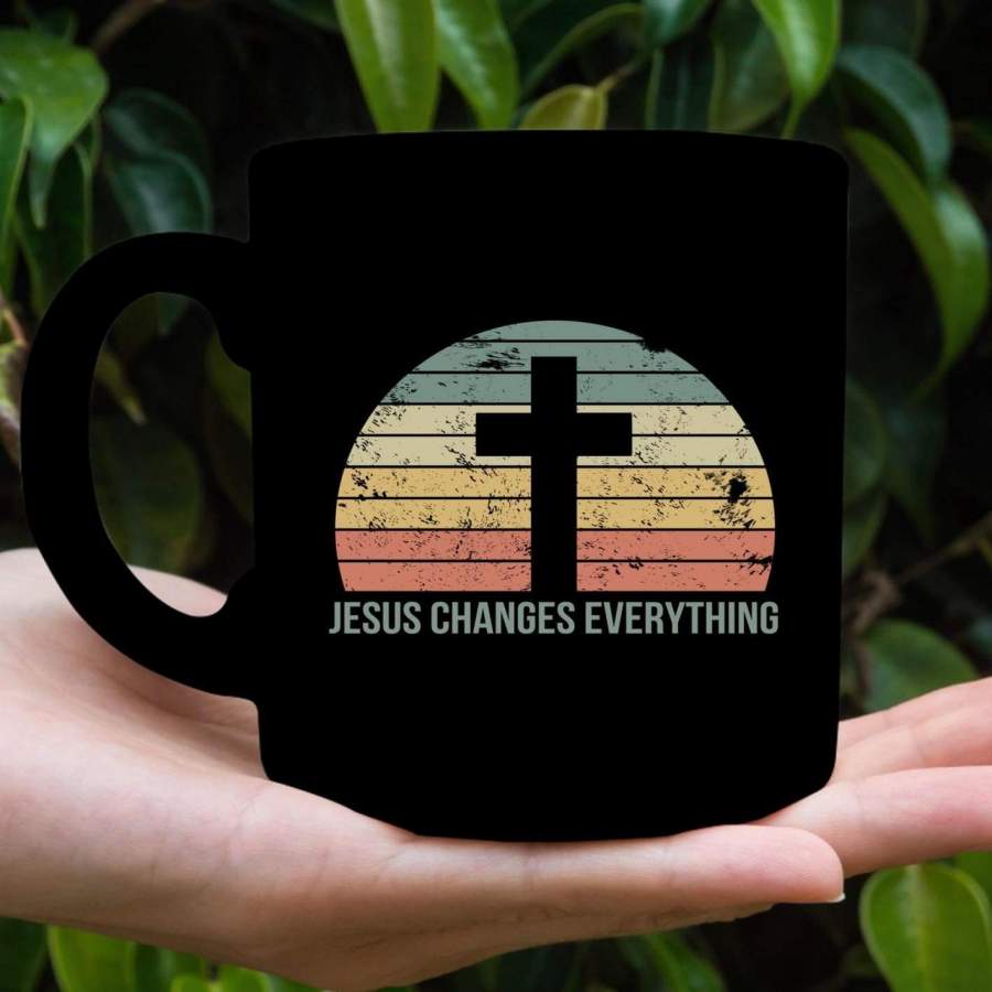 Jesus Changes Everything Vintage coffee mug