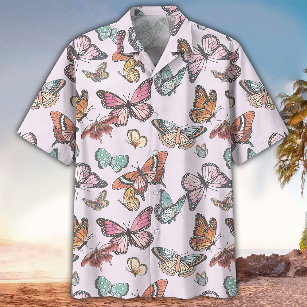 Butterfly Hawaii Perfect Clothing Shirt Aloha Ha109768