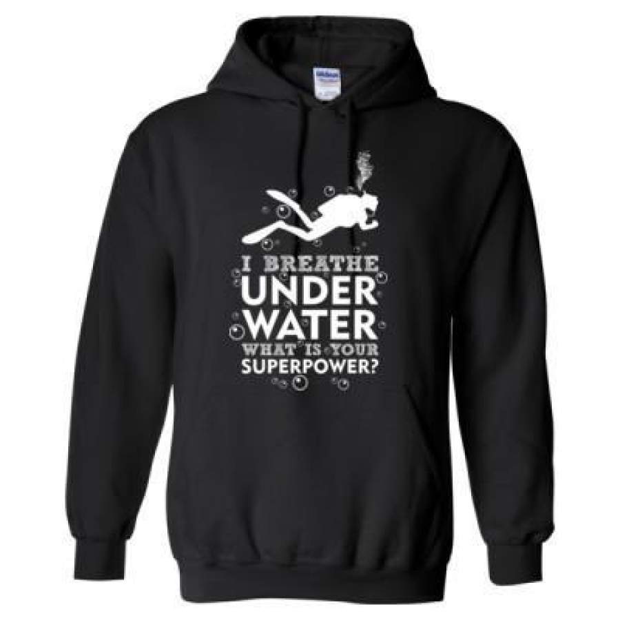 AGR I Breathe Under Water What Is Your Super – Heavy Blend™ Hooded Sweatshirt