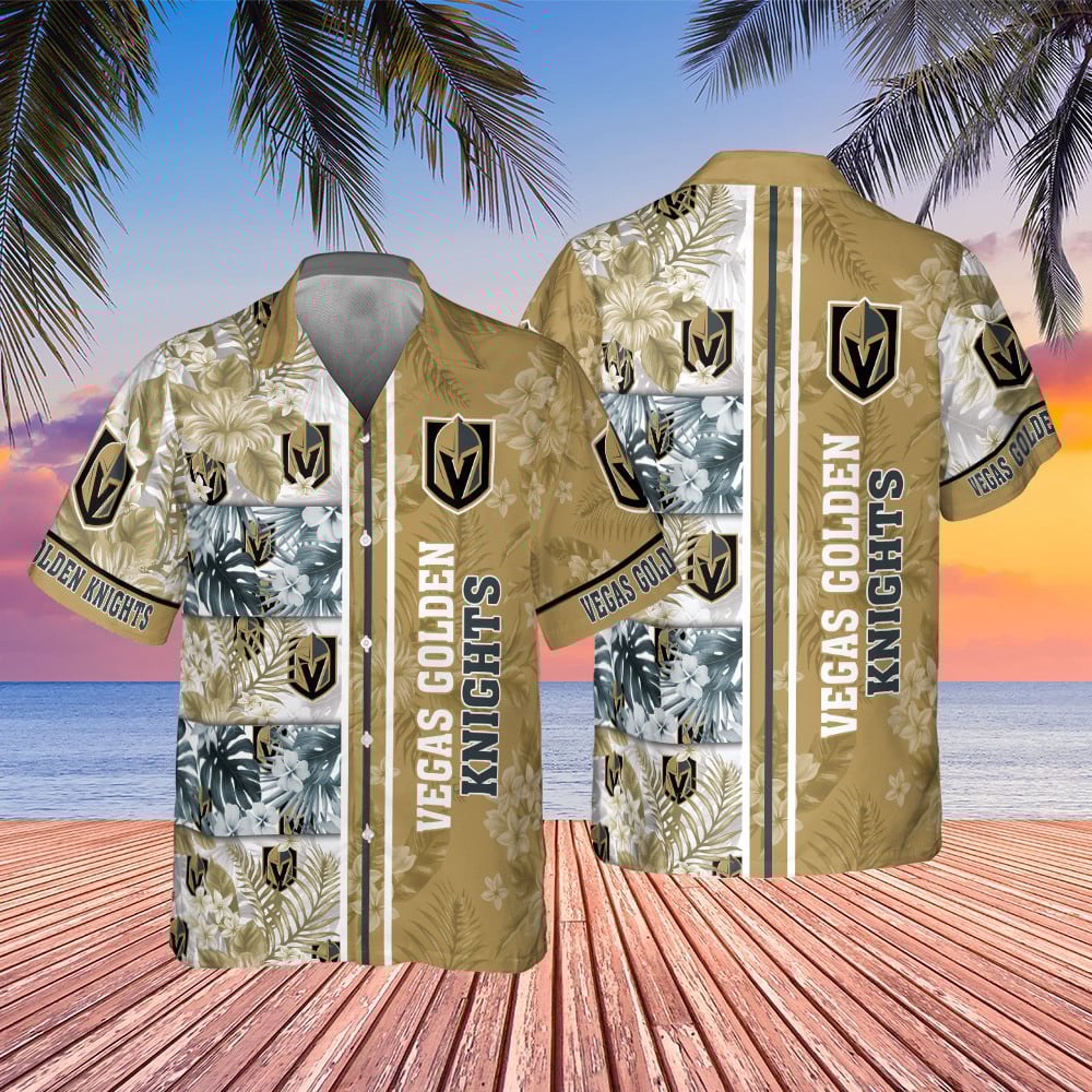 Vegas Golden Knights 2023 V1 Aop Hawaiian Shirt Sh1Nhfi