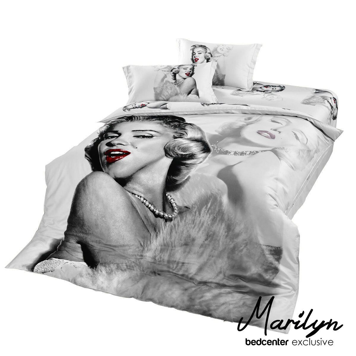 Marilyn Monroe 3D Bedding Set 4PC Queen King Size Duvet 100 Cotton Quilt Cover Gift4Family