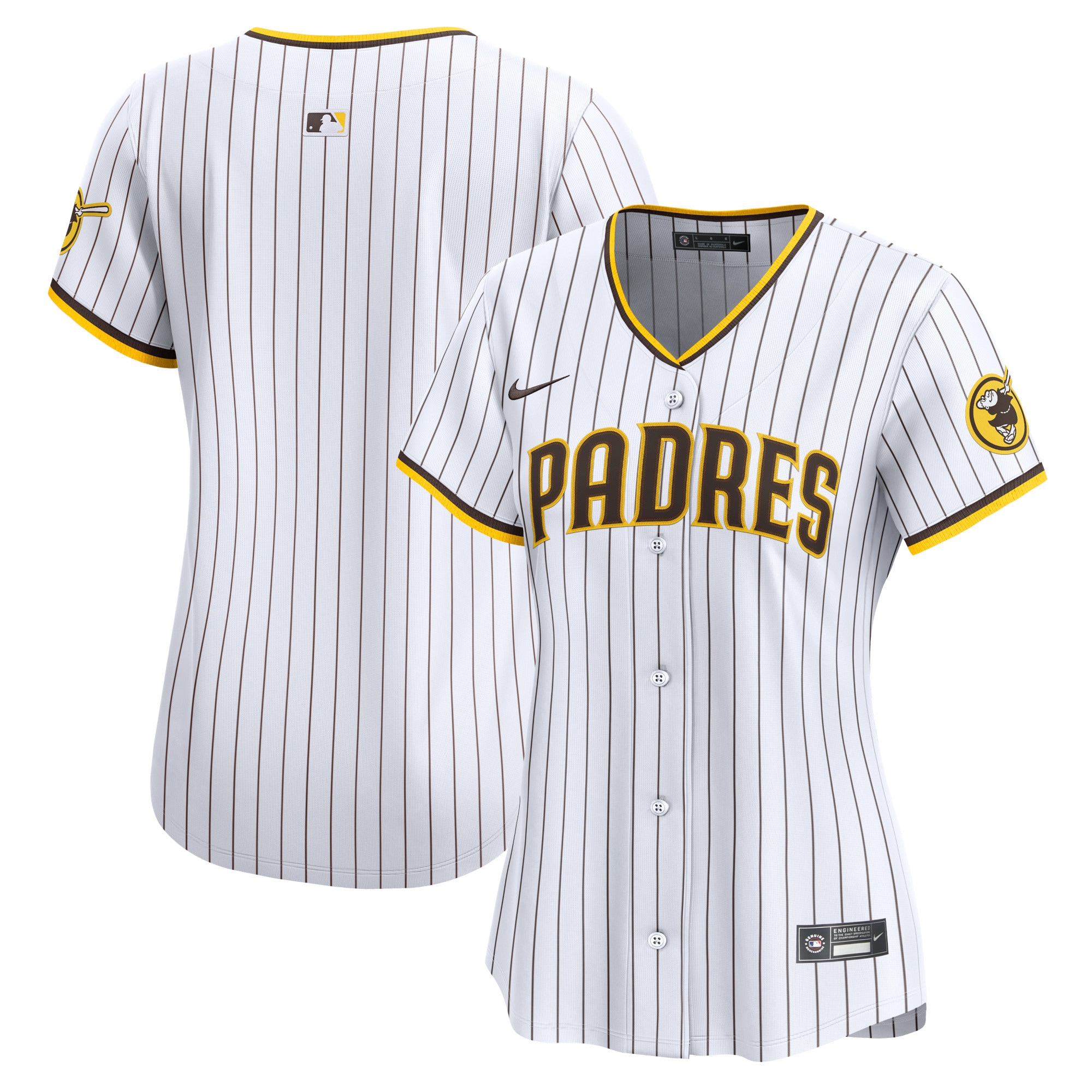 San Diego Padres Women's Home Limited Jersey – White