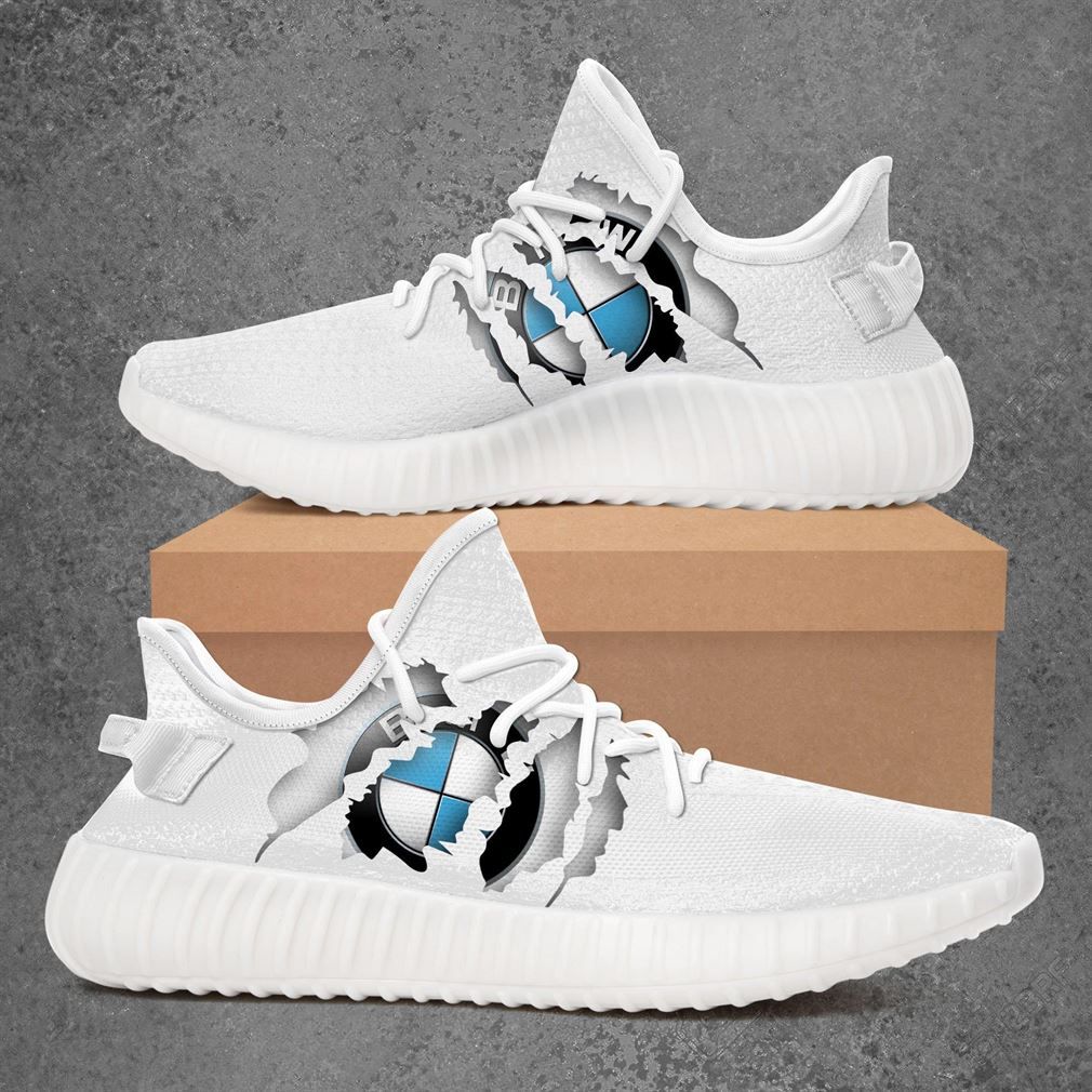 Bmw Car Yeezy Sneakers Shoes White