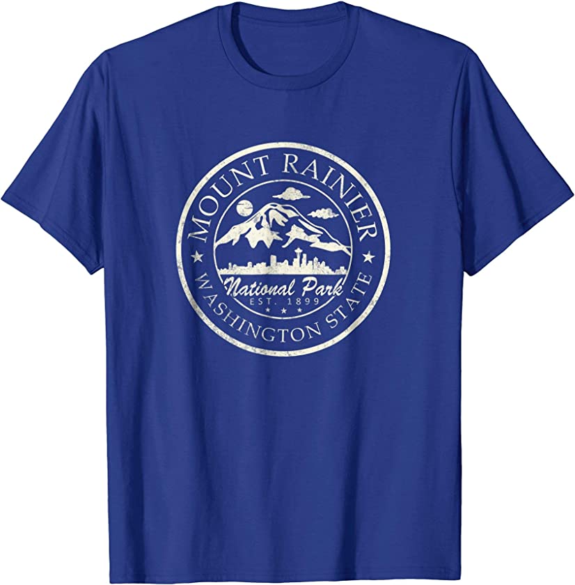 Vintage National Park Mt Rainier Retro shirt